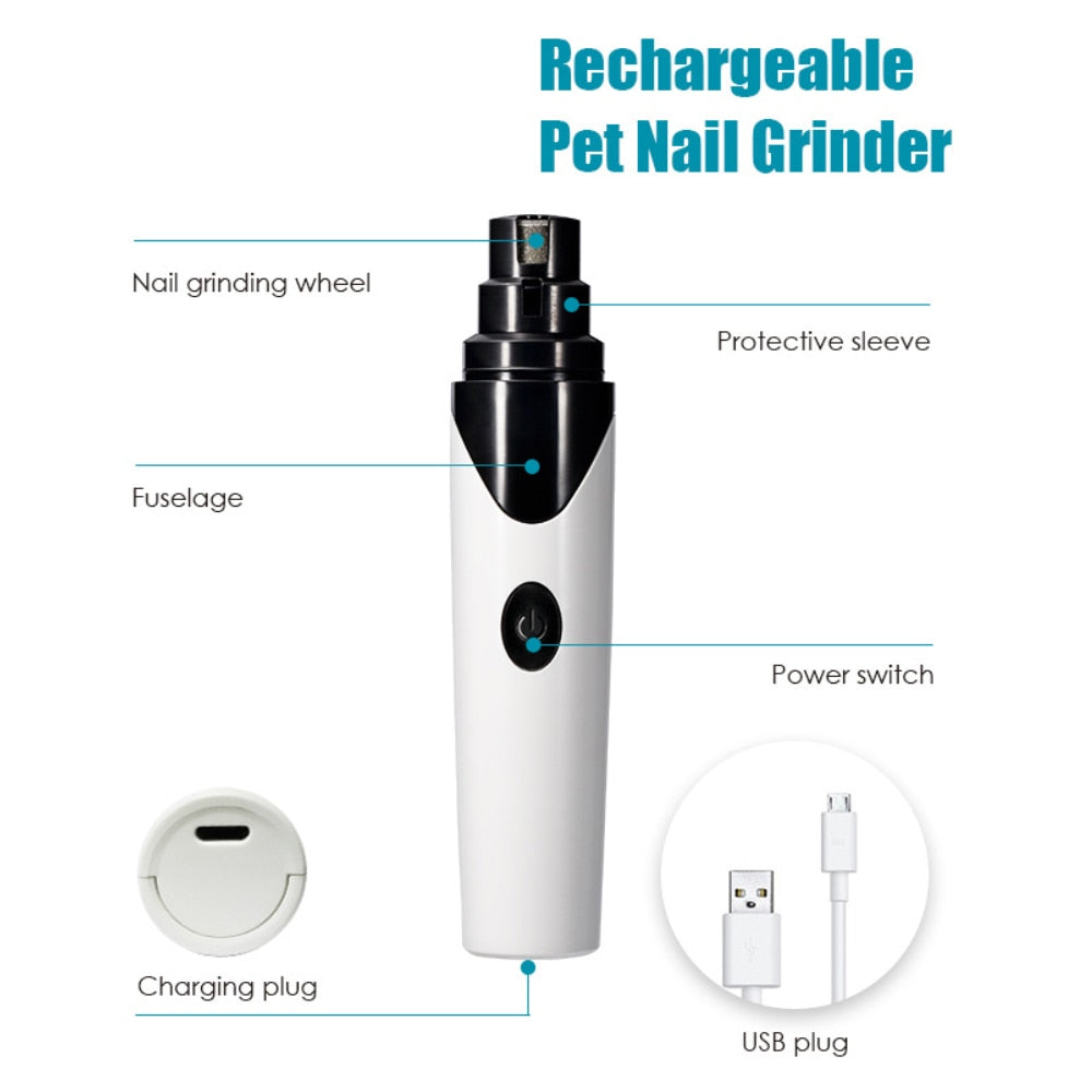 Pet Dog Cat Pencil Sharpener, Electric Nail Clippers Cleaning Nail Clippers