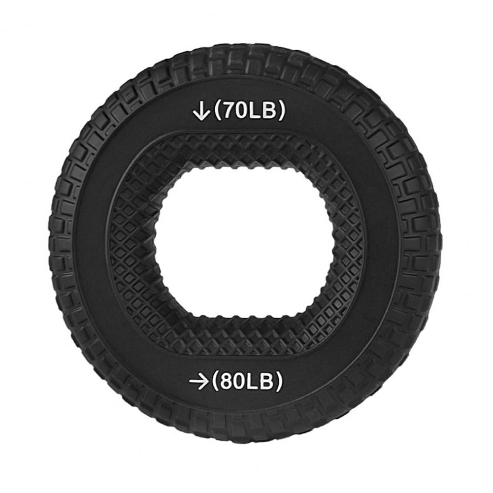 Fortalecedor de agarre manual, entrenador de fuerza de agarre y ejercitador de dedos, agarre manual ajustable de silicona, anillo de agarre de 20-80 lb, entrenador de antebrazo de dedo, expansor carpiano, ejercicio de entrenamiento muscular