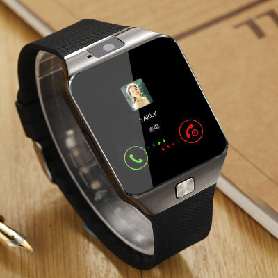 Reloj deportivo inteligente DZ09 con tarjeta y teléfono