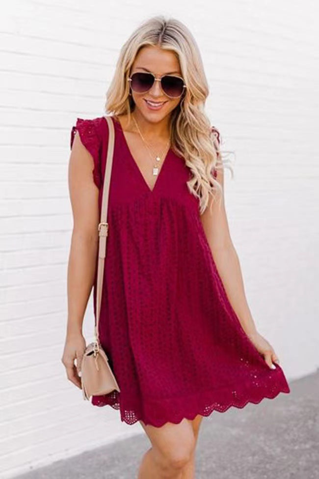 ¡Descubre tu look perfecto de verano con nuestros vestidos de encaje con bolsillo! 💃🏖️