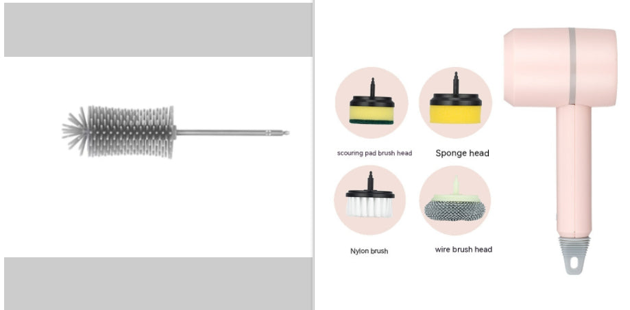 Powerful Electric Cleaning Brush A Versatile Tool for Effortless Kitchen and Bathroom Cleaning