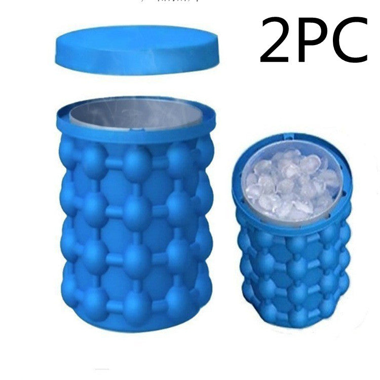 Introducing the Silicone Ice Maker Quick Cold Ice Bucket - Your Ultimate Solution for Chilled Drinks! πΉπ§