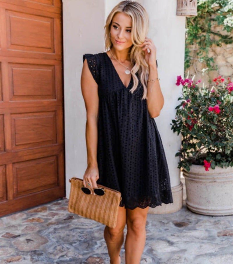 ¡Descubre tu look perfecto de verano con nuestros vestidos de encaje con bolsillo! 💃🏖️