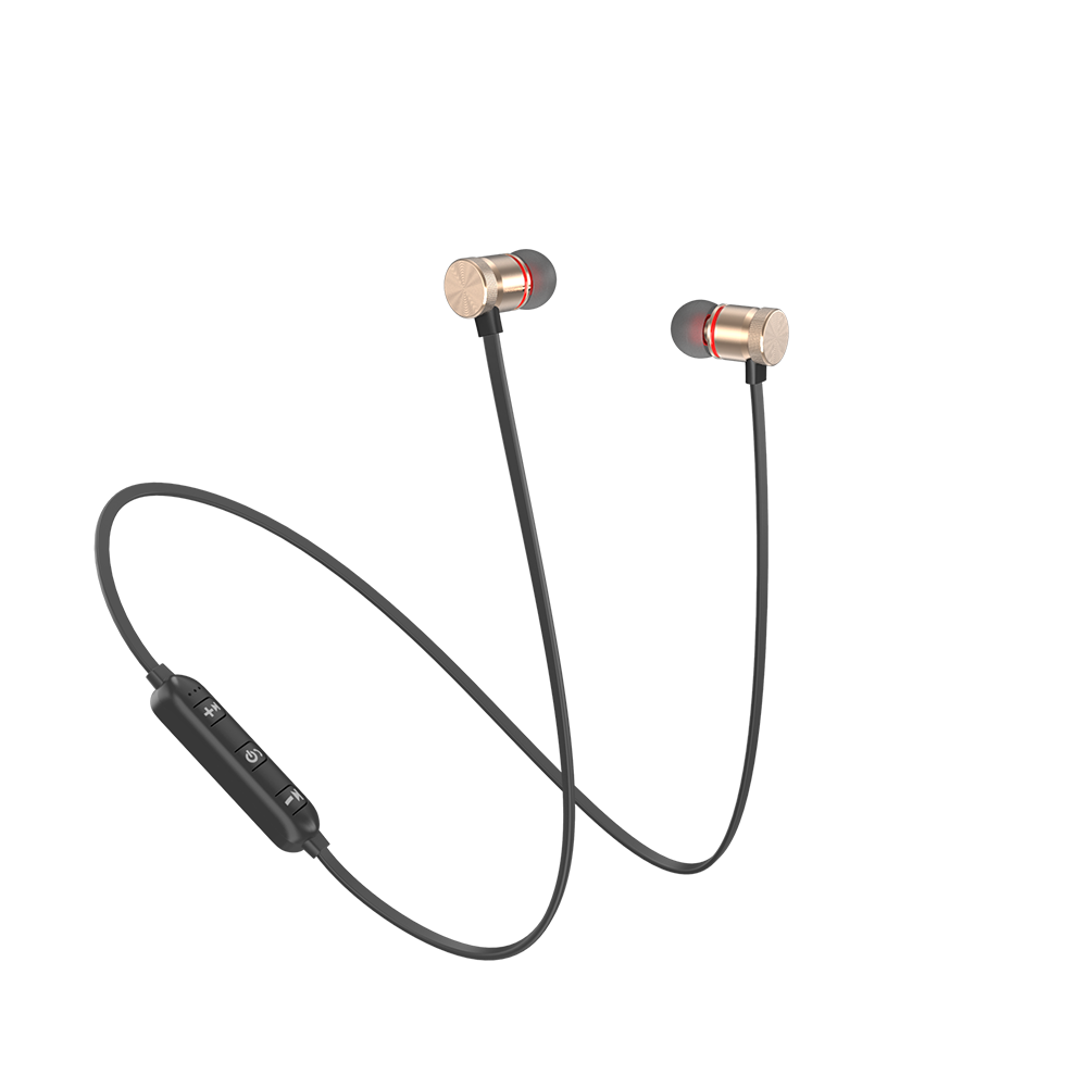 Auriculares magnéticos Auriculares estéreo Bluetooth intrauditivos Auriculares inalámbricos Color aleatorio