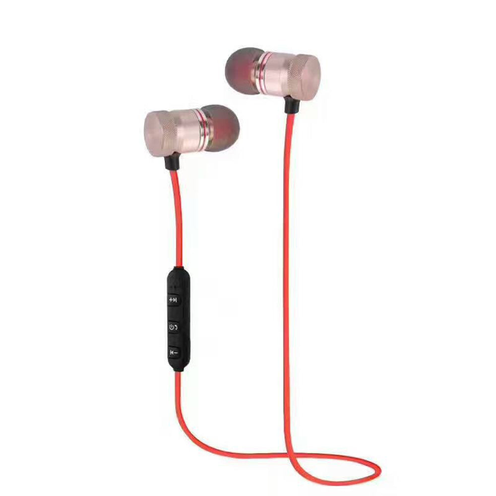 Auriculares magnéticos Auriculares estéreo Bluetooth intrauditivos Auriculares inalámbricos Color aleatorio