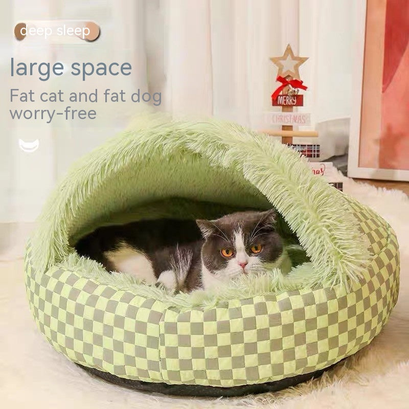Luxury Winter Cat Bed 🐾😺
