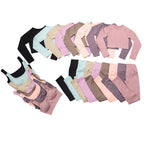 Yoga Clothes Suit Sportswear Jacquard High Elastic Casual