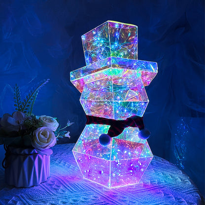 Colorful LED Santa & Snowman Night Lights