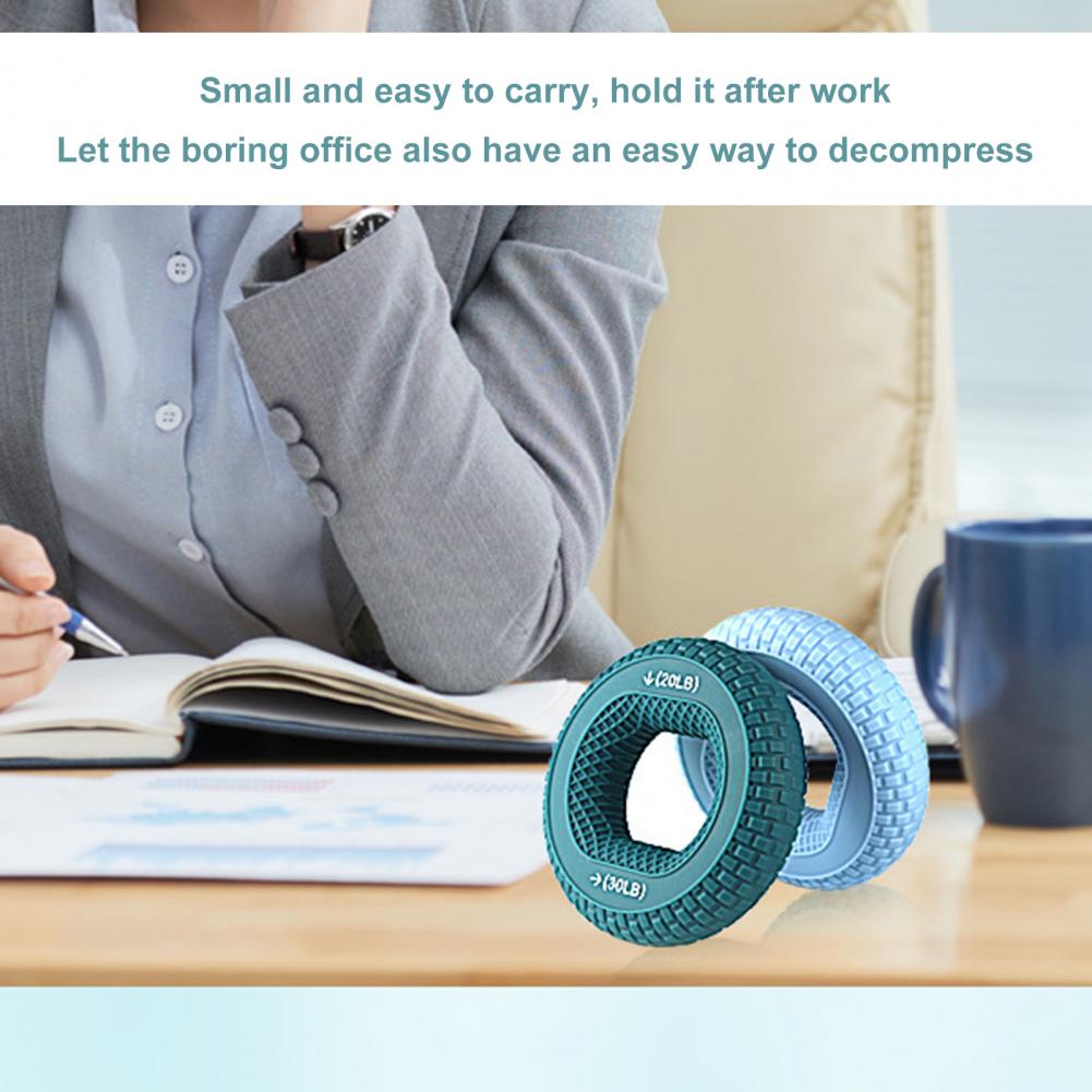 Fortalecedor de agarre manual, entrenador de fuerza de agarre y ejercitador de dedos, agarre manual ajustable de silicona, anillo de agarre de 20-80 lb, entrenador de antebrazo de dedo, expansor carpiano, ejercicio de entrenamiento muscular