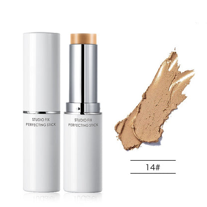 18 colores barra de contorno acabado maquillaje resaltar cubierta ojeras marcas de acné iluminar base en barra