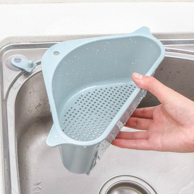 Kitchen Sink Multi-function Triangle Storage Rack Multi-purpose DishwashOrganize Your Kitchen in Style with Our Kitchen Sink Multi-function Triangle Storage Rack! 🍽️🧽ing Sponge Drain Rack Storage Rack