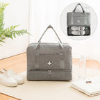 ¡Organiza tus viajes con estilo con nuestra bolsa de viaje con separación de ropa seca y húmeda! 🧳💼 
