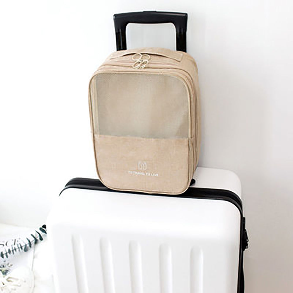 ¡Manténgase organizado y viaje con estilo con nuestras bolsas para zapatos portátiles! 👠✈️