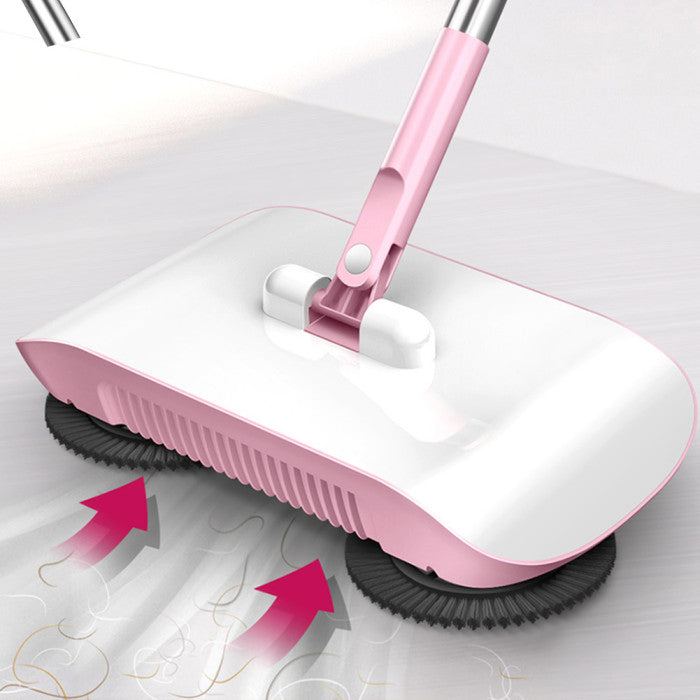 Hand Push Sweeper Household Broom Dustpan Mop Floor All-in-one Machine Gift Mop Sweeper
