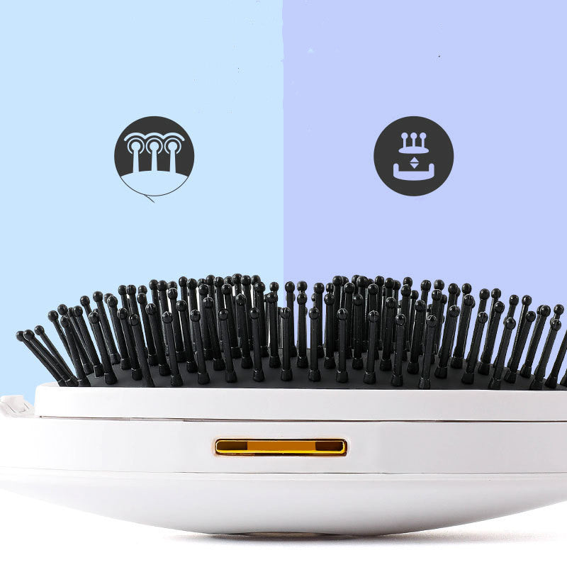 Peine de peluquería de iones de pulverización portátil con vibración eléctrica