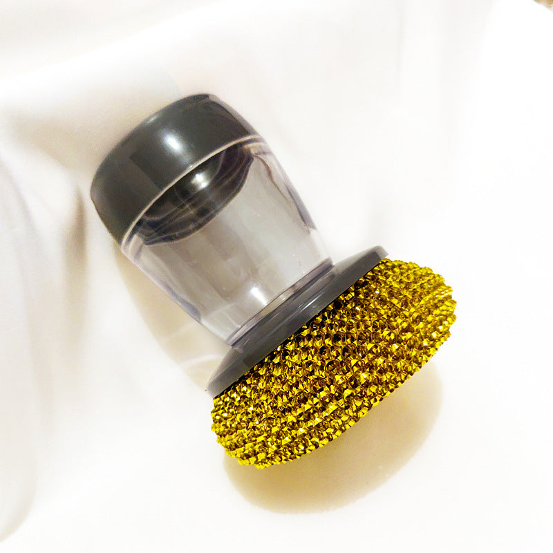Upgrade Your Kitchen Cleaning with Our Kitchen Soap Dispensing Palm Brush Cleaner! 🧼🍽️