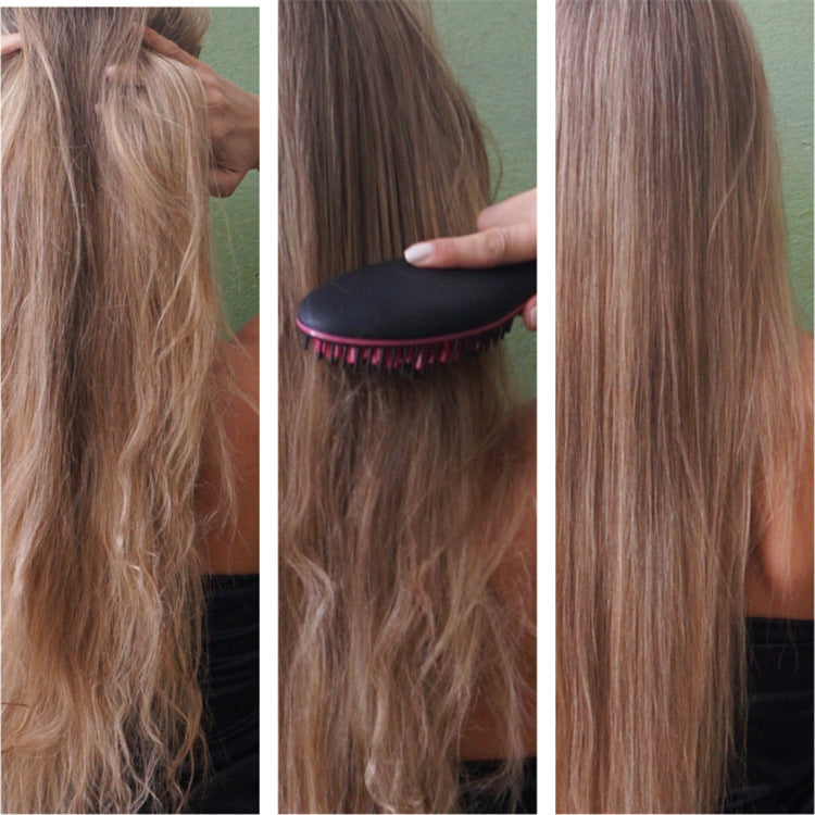 Peine de pelo liso eléctrico Imply, peine de pelo liso mágico, peine de iones negativos