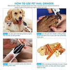 Pet Dog Cat Pencil Sharpener, Electric Nail Clippers Cleaning Nail Clippers