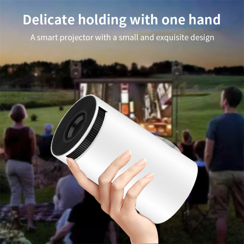 Portable Projector Small Straight Projector For Home Use 180 Degrees Projection Angle Automatic Focus Home Video Projector