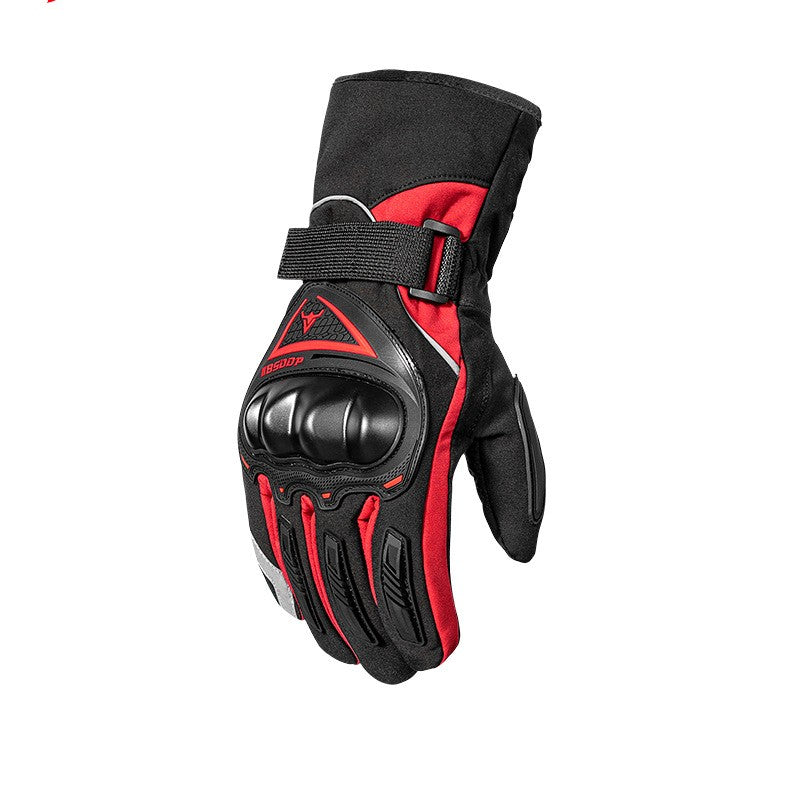 Guantes cálidos para motocicleta eléctrica de invierno, resistentes a caídas, impermeables