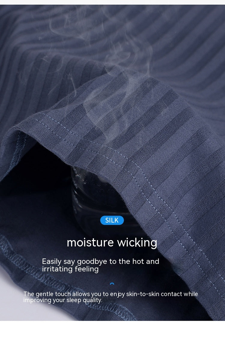 Spring And Autumn New Loose Plus Size Men's Home Wear Can Be Worn Outside