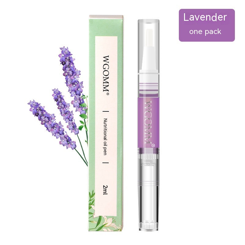 Pluma nutritiva para manicura, esmalte para bordes de uñas, nutre y repara con púas