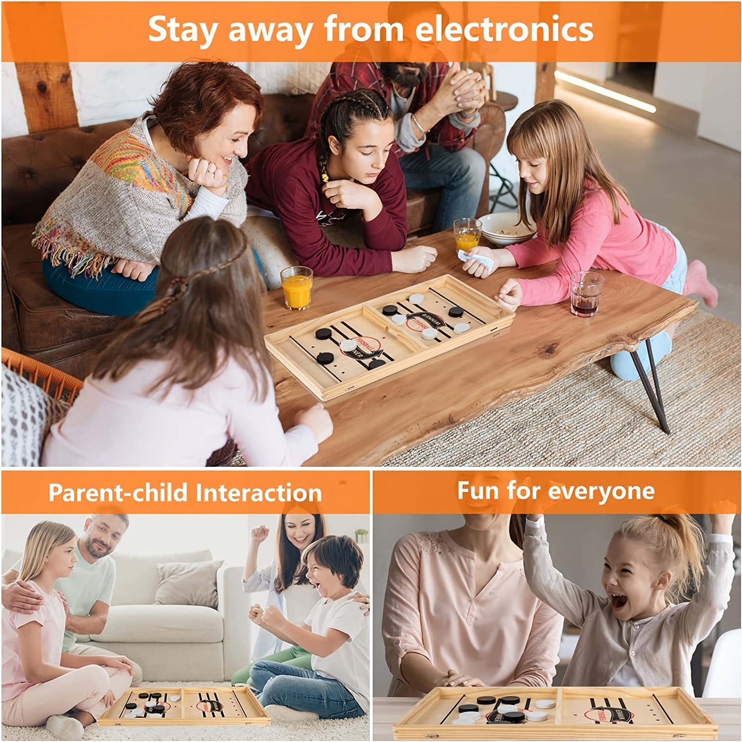 🚀Experience the Fast Sling Puck Game!🏒