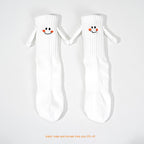 Calcetines magnéticos para sujetar las manos para niños y niñas Calcetines de tubo