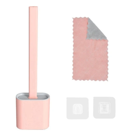 ¡Dile adiós a las manchas difíciles con nuestro cepillo de baño suave! 🚽✨