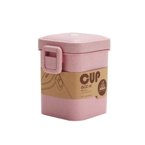 Presentamos nuestra lonchera ligera separada para horno de microondas: ¡su compañera perfecta para comidas saludables mientras viaja! 🍱🌟