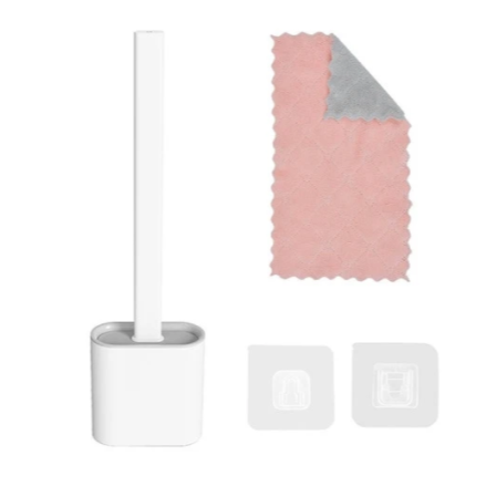 ¡Dile adiós a las manchas difíciles con nuestro cepillo de baño suave! 🚽✨