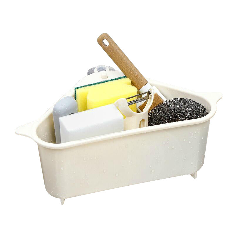 Kitchen Sink Multi-function Triangle Storage Rack Multi-purpose DishwashOrganize Your Kitchen in Style with Our Kitchen Sink Multi-function Triangle Storage Rack! 🍽️🧽ing Sponge Drain Rack Storage Rack