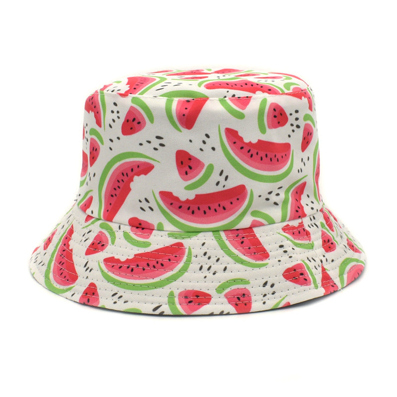Sombrero estampado con protección solar al aire libre