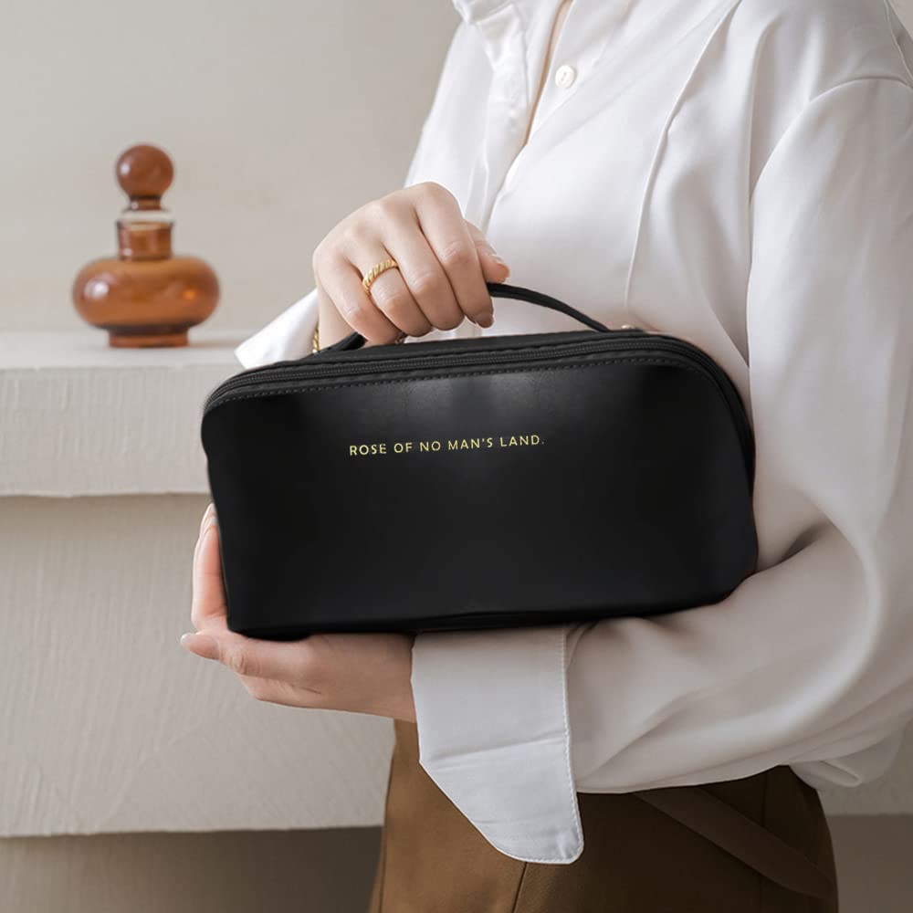 ¡Experimenta comodidad y elegancia con nuestra bolsa de cosméticos de viaje multifunción de gran capacidad! ✨👜