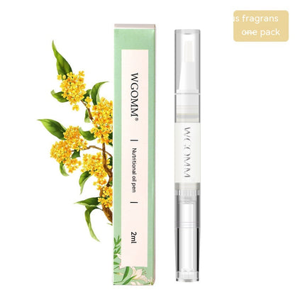 Pluma nutritiva para manicura, esmalte para bordes de uñas, nutre y repara con púas