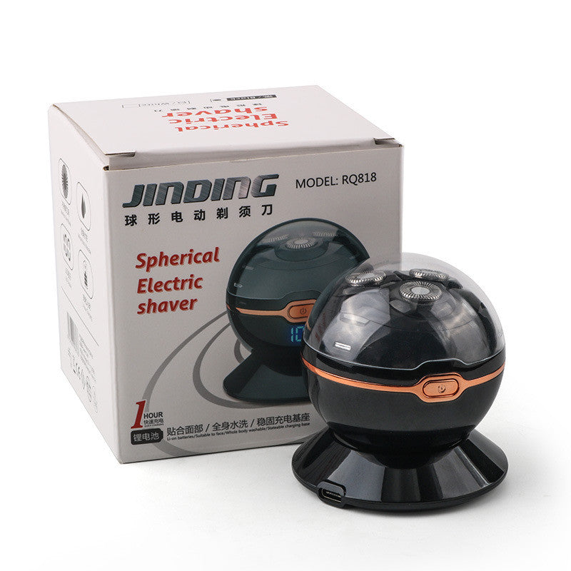Mini afeitadora eléctrica inalámbrica para hombre, maquinilla de afeitar, lavado corporal completo, bola, cuchillo para barba