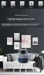 Four-Color Light Touch Wireless Bluetooth Speaker