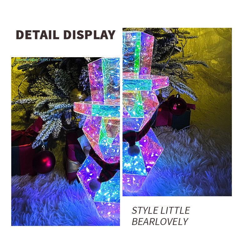 Colorful LED Santa & Snowman Night Lights