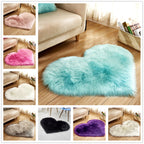 Plush Heart Shaped Carpet Non-Slip For Home Decor