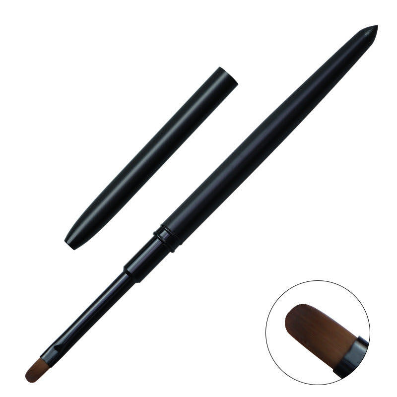 Pincel DIY para delineador de líneas de rayas para decoración de uñas de doble punta