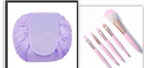 Bolsa de almacenamiento para cosméticos, bolsa de almacenamiento de viaje para cosméticos de gran capacidad, portátil y Simple