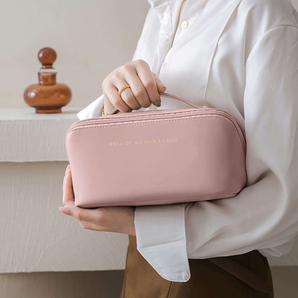 ¡Experimenta comodidad y elegancia con nuestra bolsa de cosméticos de viaje multifunción de gran capacidad! ✨👜