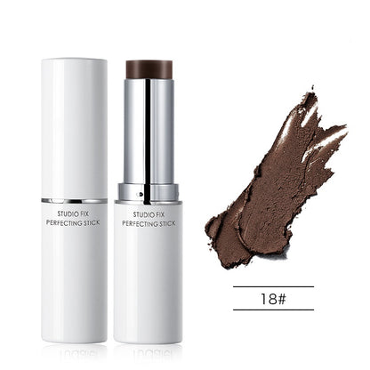 18 colores barra de contorno acabado maquillaje resaltar cubierta ojeras marcas de acné iluminar base en barra