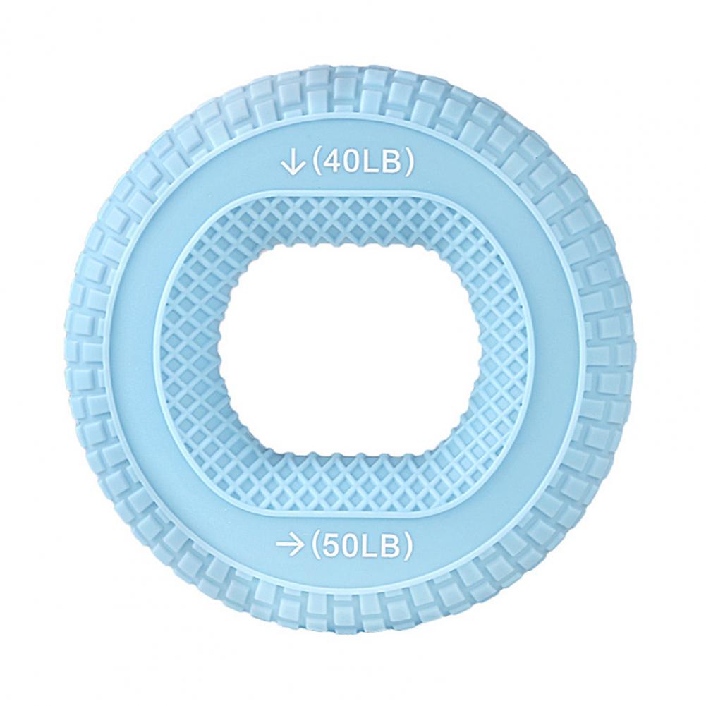 Fortalecedor de agarre manual, entrenador de fuerza de agarre y ejercitador de dedos, agarre manual ajustable de silicona, anillo de agarre de 20-80 lb, entrenador de antebrazo de dedo, expansor carpiano, ejercicio de entrenamiento muscular