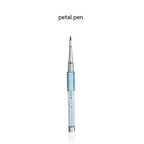 Juego de bolígrafo UV con pincel para uñas de 16 piezas