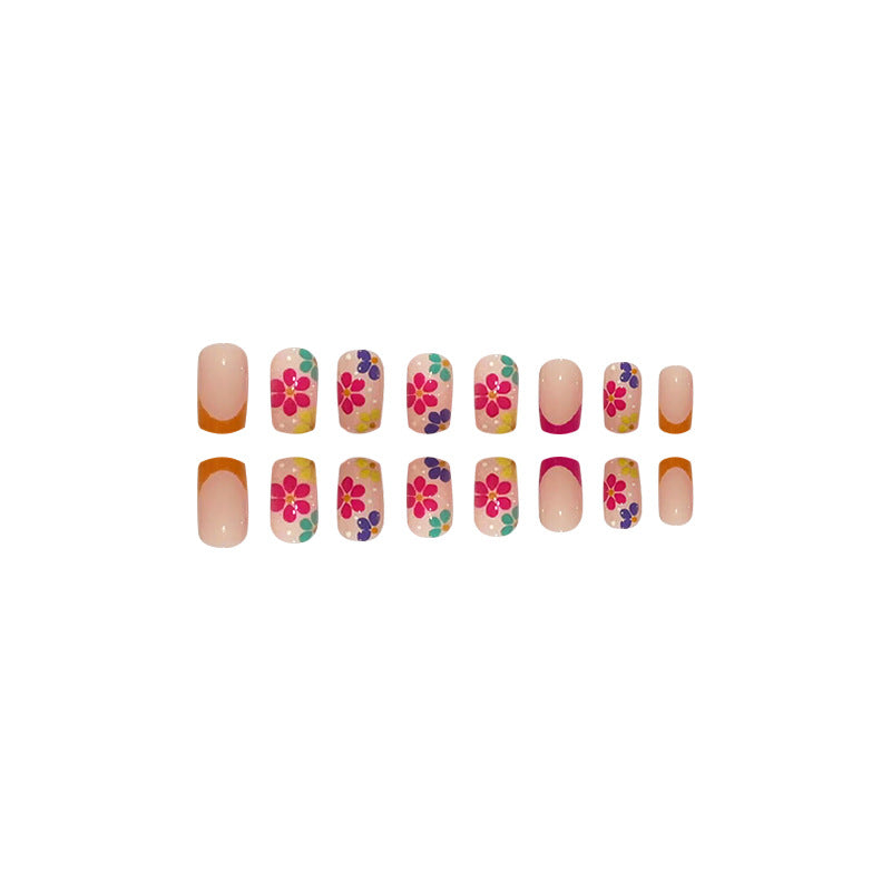 24-piece Transparent Nail Patch Box