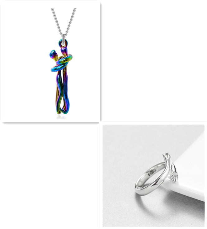 Love Hug Necklace Unisex Men Women 💕💍