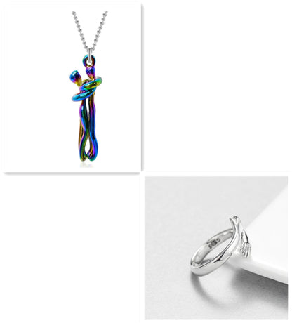 Love Hug Necklace Unisex Men Women 💕💍
