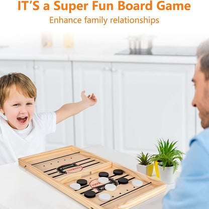 🚀Experience the Fast Sling Puck Game!🏒