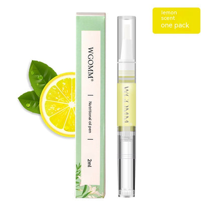 Pluma nutritiva para manicura, esmalte para bordes de uñas, nutre y repara con púas